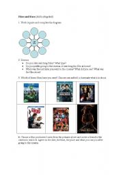 English Worksheet: Films and Stars
