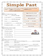 English Worksheet: Simple Past Tense