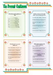 English Worksheet: Present Continuous