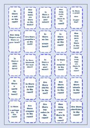 English Worksheet: Is there ...?  Are there...?