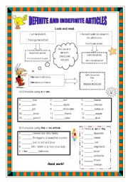 English Worksheet: Articles