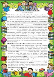 English Worksheet: Language Tasks