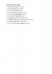 English Worksheet: Past Simple - regular verbs