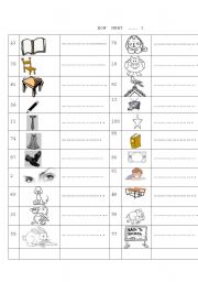 English Worksheet: Numbers (plurals)