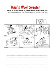 English Worksheet: story