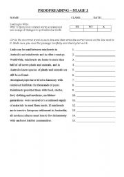 English worksheet: Rainforest Assessment