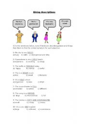 English Worksheet: Adjectives and Synonyms