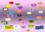 English Worksheet: ABC board game