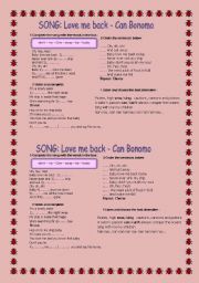 English Worksheet: Turkeys eurovision song with exercises