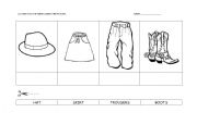 English Worksheet: CLOTHES