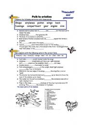 English worksheet: Path to Aviation