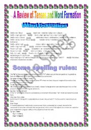 English Worksheet: Word Fromation