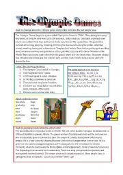 English Worksheet: The Olympic Games