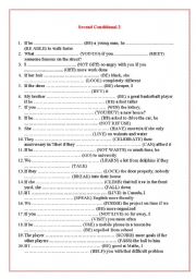 English Worksheet: Second Conditional 