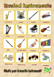 musical instruments