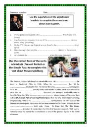 English Worksheet: Grammar exercises