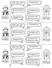 English Worksheet: CUT AND GLUE ACTIVITY