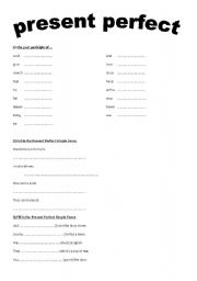 English Worksheet: Present perfect practice