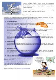 English Worksheet: Culture shock