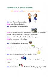 Conversation 1: Greeting People - page 1