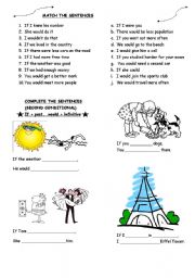 English Worksheet: Second Conditional