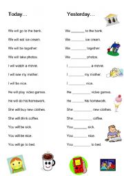 Past Tense Practice 