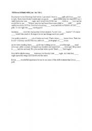 English Worksheet: definite and indefinite articles