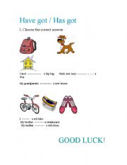 English Worksheet: grammar