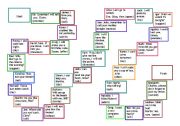 English Worksheet: Reported Speech Board Game