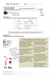 English Worksheet: Reported Speech - Reading Comprehension