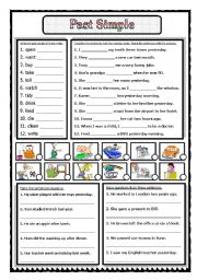 English Worksheet: Simple Past