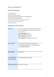 English Worksheet: giving personal information 