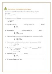 English worksheet: The Smartest Giant