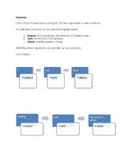 English worksheet: Sentence Structure