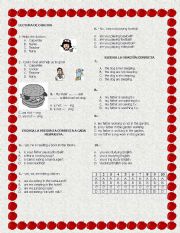 English Worksheet: present simple and continuous