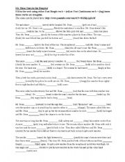 English Worksheet: Mr. Bean - The Ambulance - Past Simple / Past Continuous 