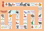 English Worksheet: Board game ANIMALS