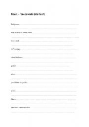 English Worksheet: vocabulary exercises