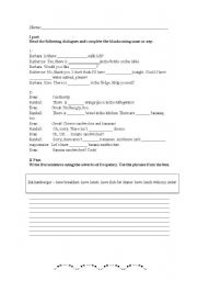 English Worksheet: Quiz 