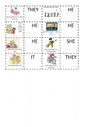 English Worksheet: Simple Present domino 2
