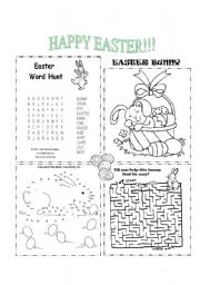 English Worksheet: Happy Easter!