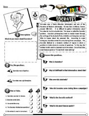 English Worksheet: RC Series Famous People Edition_17 Socrates (Fully Editable + Key) 