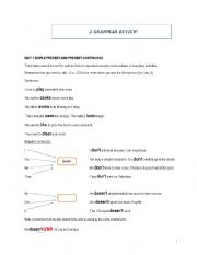English Worksheet:  Present Simple and Present Continuous