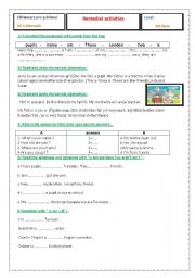 tasks of consolidation for 7th forms 