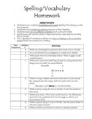 English Worksheet: Speaking and vocabulary activities