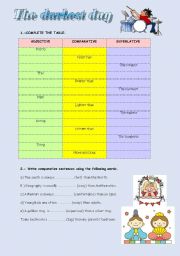 COMPARATIVES AND SUPERLATIVES