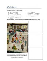 English worksheet: Simple review of the verb 
