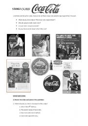 English Worksheet: Animated history of COCA COLA