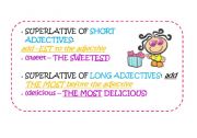 English Worksheet: DISPLAY for comparative and superlatives