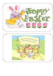 Easter FLASH CARDS- SET 1